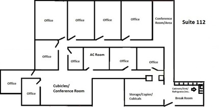 833 E Arapaho Rd, Richardson, TX for lease Floor Plan- Image 1 of 1