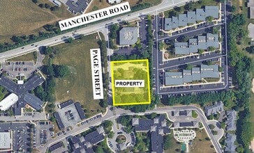 165 Page St, Wheaton, IL - AERIAL  map view