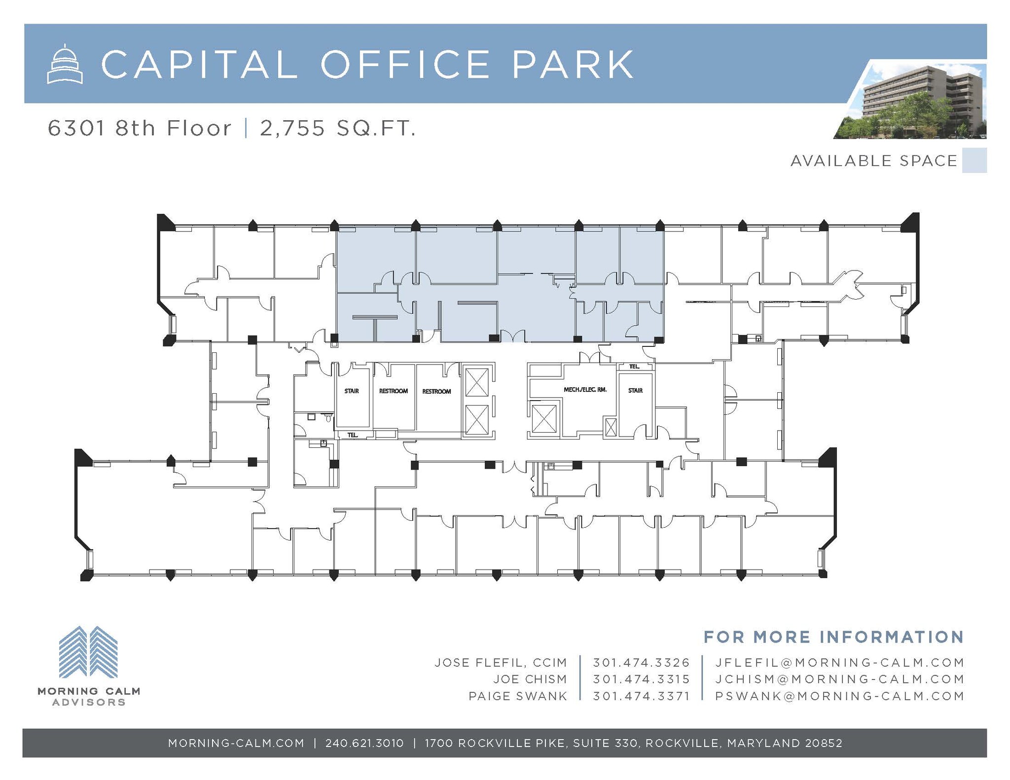 6301 Ivy Ln, Greenbelt, MD for lease Floor Plan- Image 1 of 2