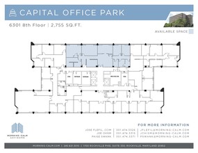 6301 Ivy Ln, Greenbelt, MD for lease Floor Plan- Image 1 of 2