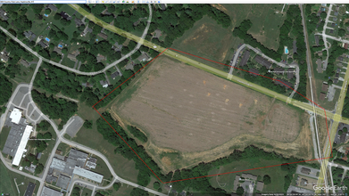 Country Club Lane, Hopkinsville, KY - aerial  map view