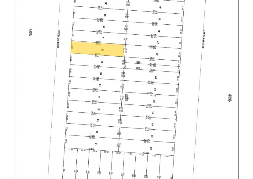 1314 Sterling Pl, Brooklyn, NY for sale - Plat Map - Image 3 of 5