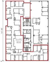 200 Graham Ave, Winnipeg, MB for lease Floor Plan- Image 1 of 1