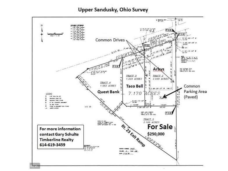 E Wyandot Ave, Upper Sandusky, OH for sale - Plat Map - Image 2 of 6