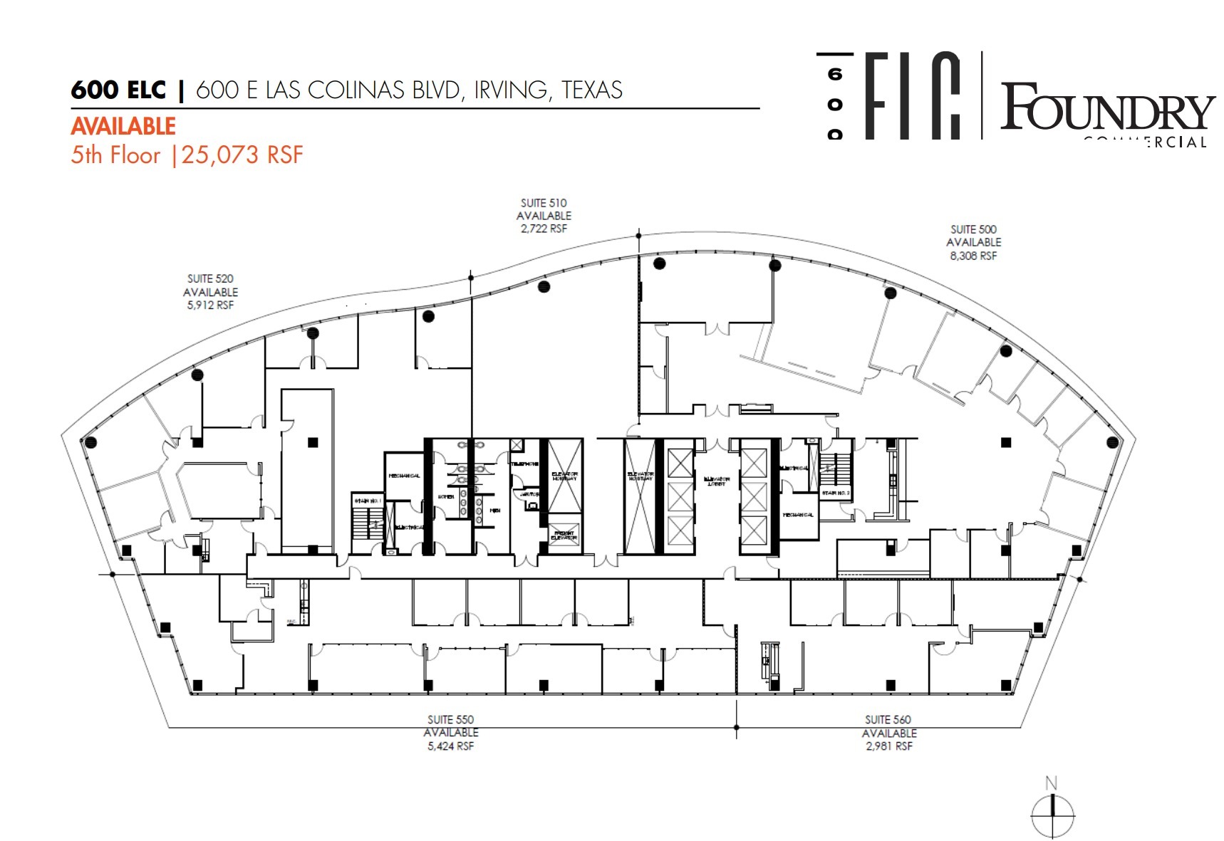 600 E Las Colinas Blvd, Irving, TX for lease Floor Plan- Image 1 of 1