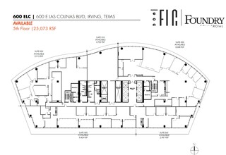 600 E Las Colinas Blvd, Irving, TX for lease Floor Plan- Image 1 of 1