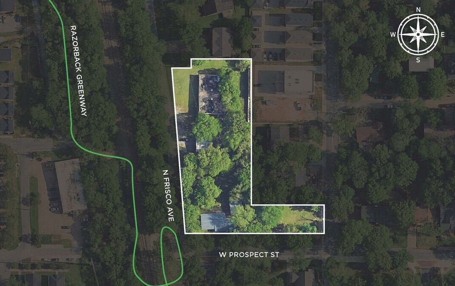 632 W Prospect St, Fayetteville, AR for sale - Site Plan - Image 3 of 4