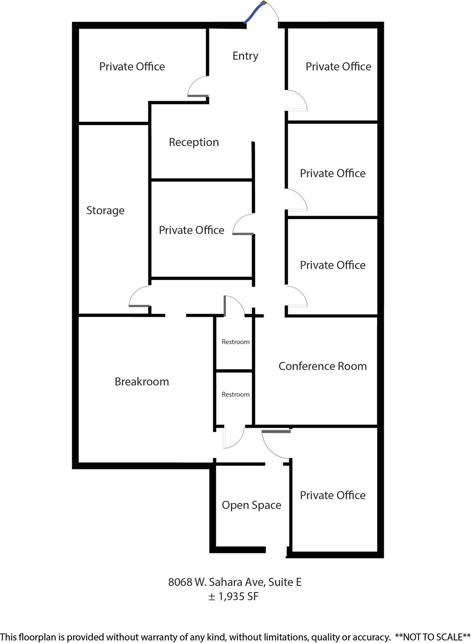 8064-8084 W Sahara Ave, Las Vegas, NV for lease Floor Plan- Image 1 of 1