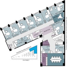 1730 Rhode Island Ave NW, Washington, DC for lease Floor Plan- Image 1 of 1