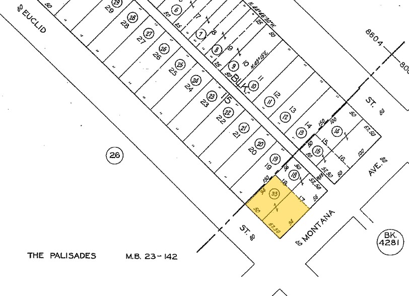 1301-1309 Montana Ave, Santa Monica, CA for lease - Plat Map - Image 2 of 36