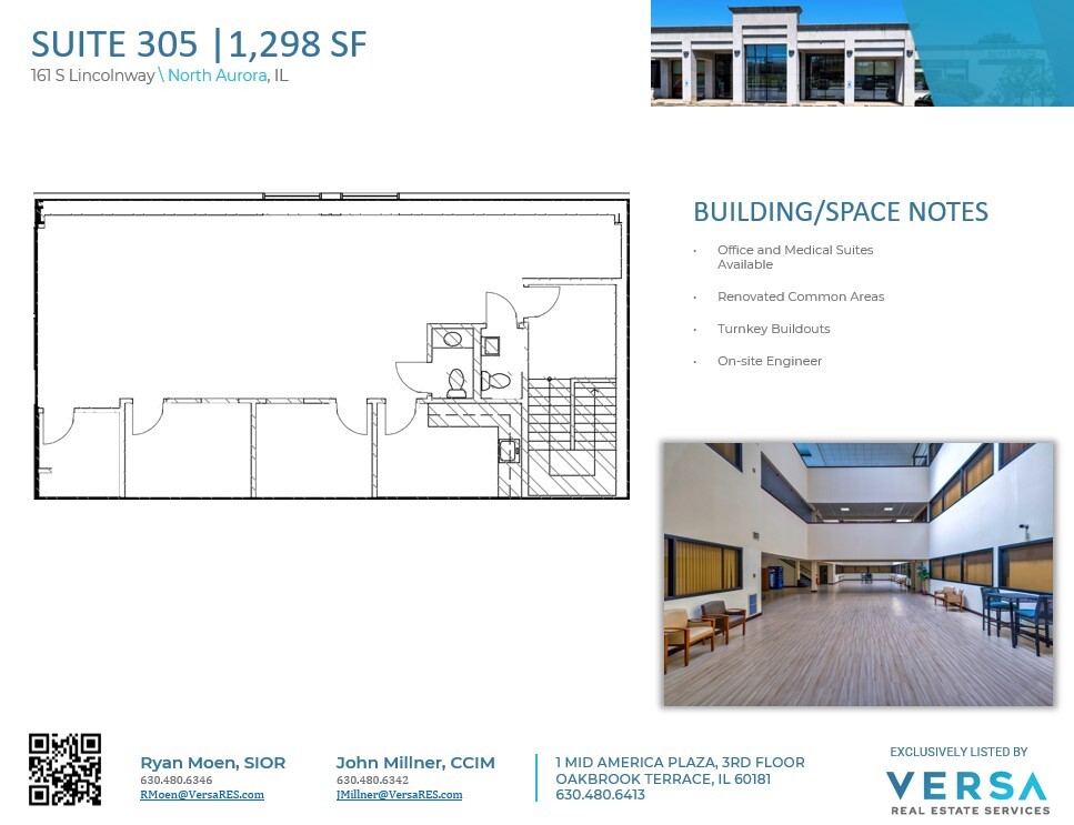 161 S Lincolnway, North Aurora, IL for lease Floor Plan- Image 1 of 1