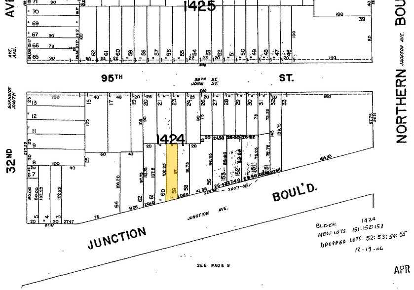 3229 Junction Blvd, East Elmhurst, NY for sale - Plat Map - Image 2 of 3