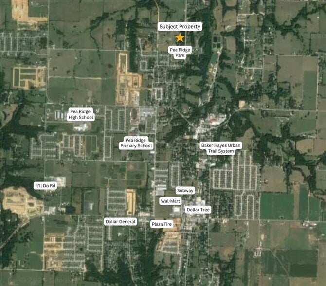 2749 Hayden Rd, Pea Ridge, AR for sale - Primary Photo - Image 1 of 2