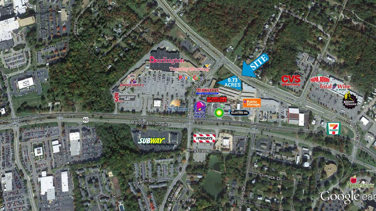 10173 Robious Rd, Richmond, VA for sale Aerial- Image 1 of 1