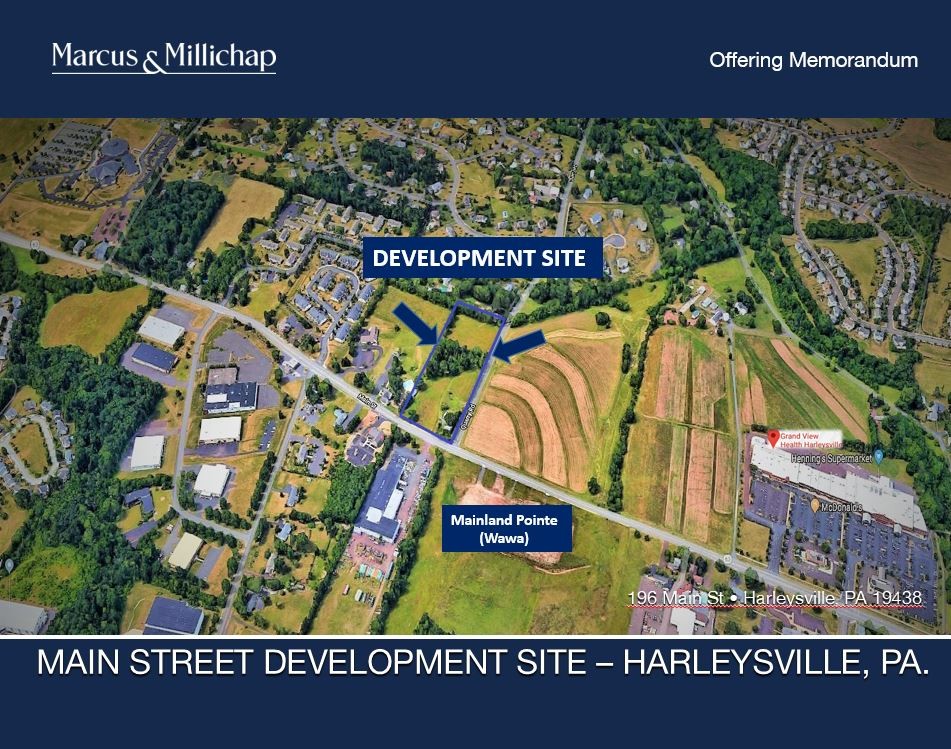 196 Main St, Harleysville, PA 19438 (MAIN STREET DEVELOPMENT SITE