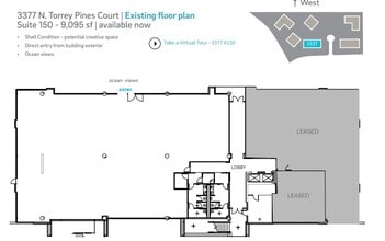 3333 N Torrey Pines Ct, La Jolla, CA for lease Floor Plan- Image 1 of 4