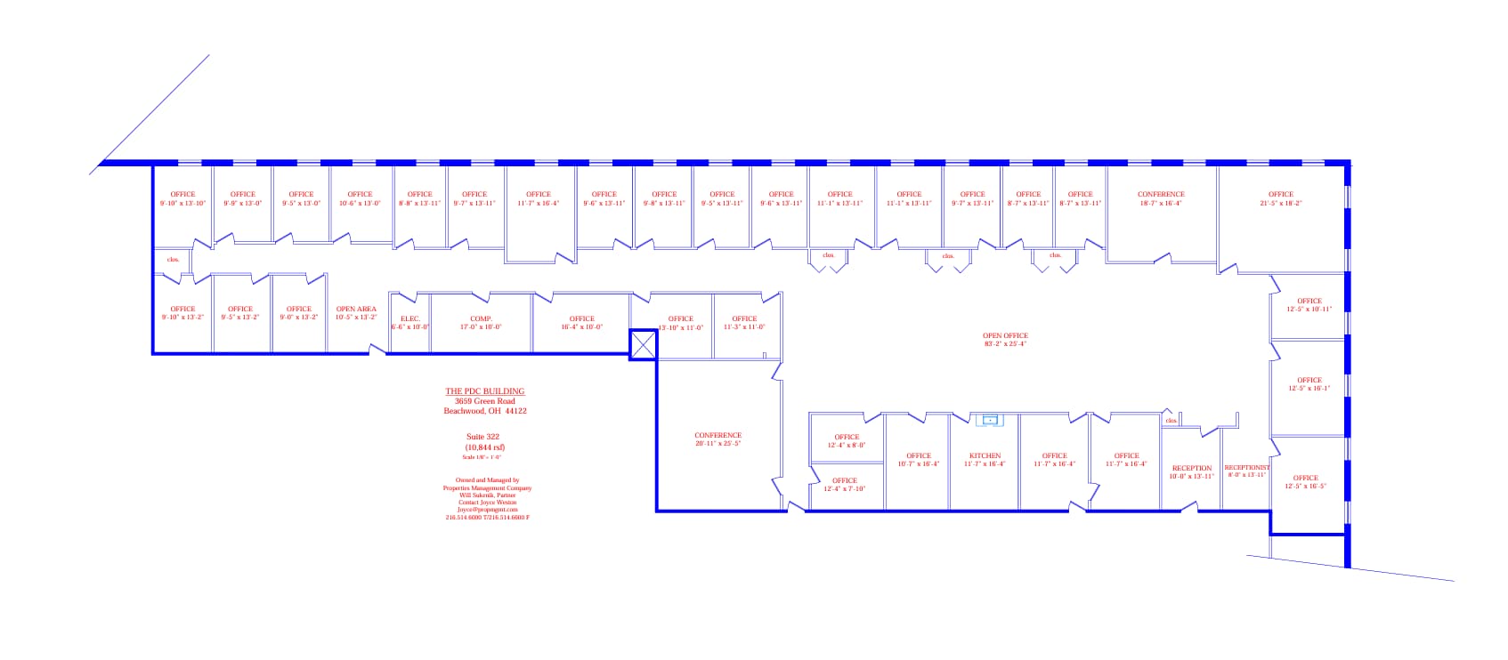 3659 Green Rd, Beachwood, OH for lease Floor Plan- Image 1 of 1