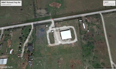 36847 Richard Frey Rd, Hempstead, TX - aerial  map view