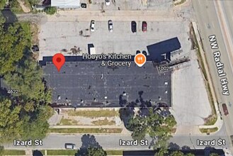 1002-1010 NW Radial Hwy, Omaha, NE - AERIAL  map view