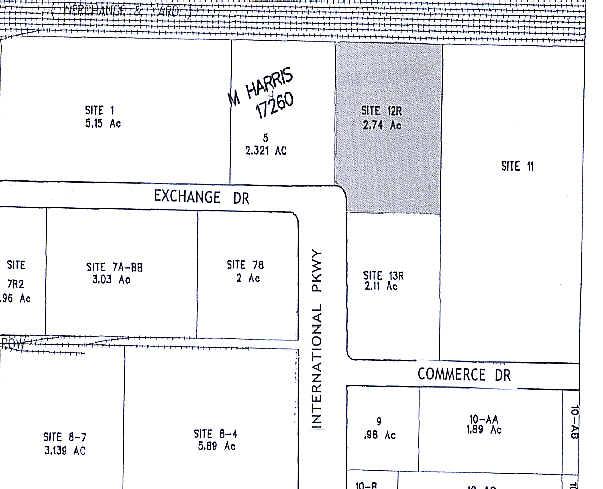 2125-2127 Exchange Dr, Arlington, TX for lease - Plat Map - Image 3 of 11