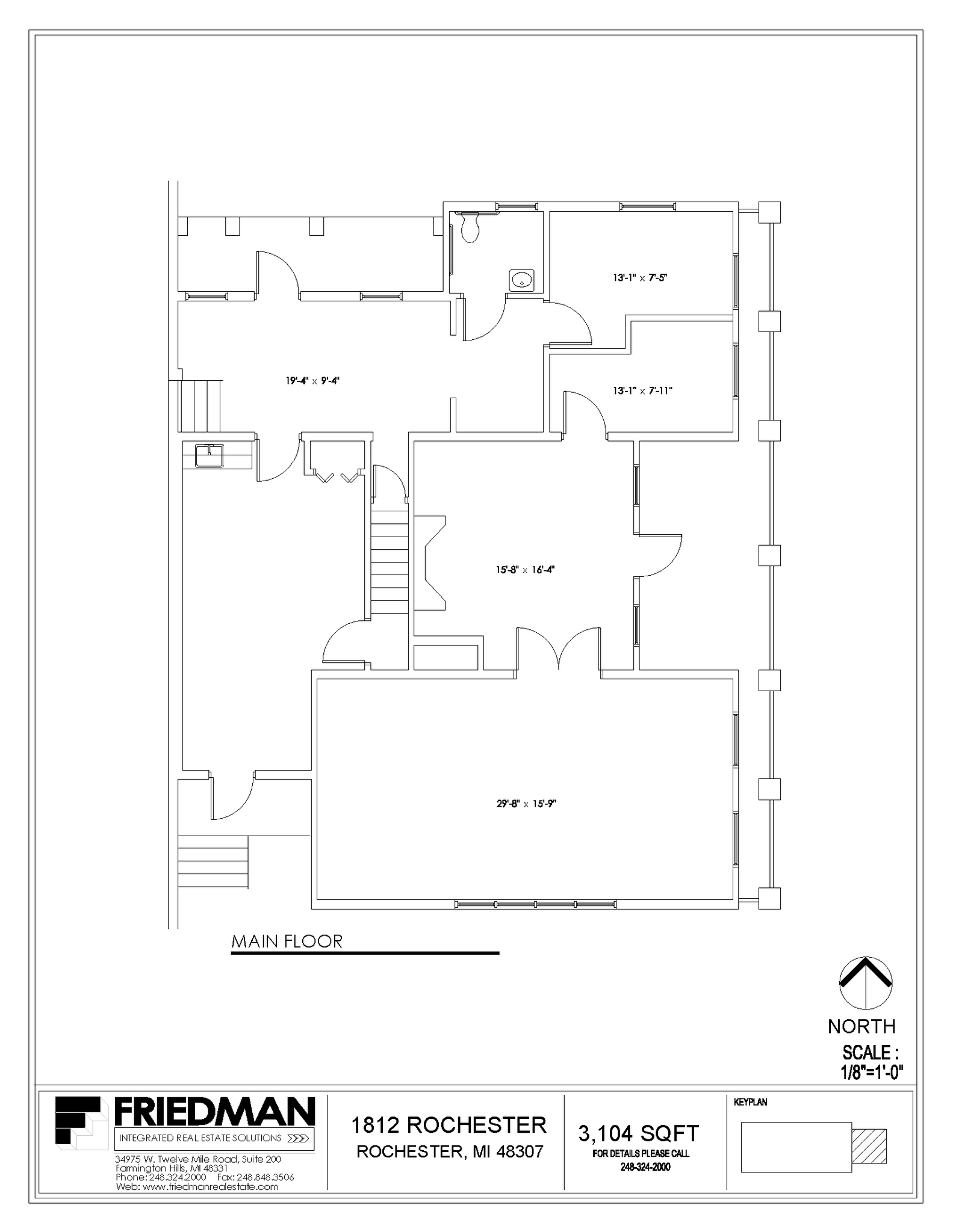 1812-1814 S Rochester Rd, Rochester Hills, MI for lease Floor Plan- Image 1 of 1