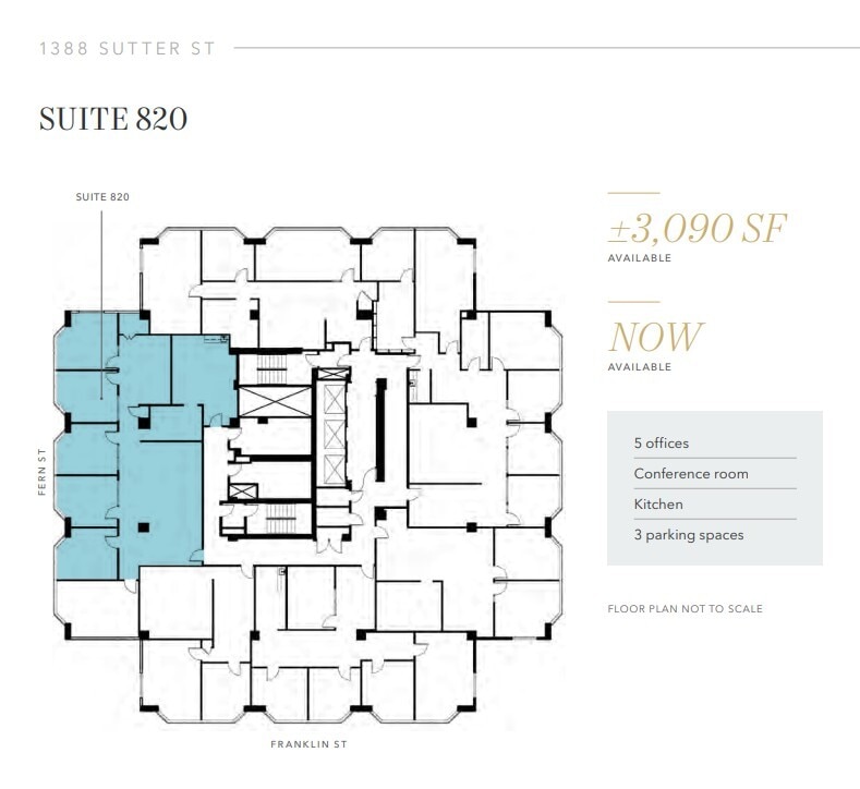 1388 Sutter St, San Francisco, CA for lease Floor Plan- Image 1 of 1