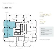 1388 Sutter St, San Francisco, CA for lease Floor Plan- Image 1 of 1