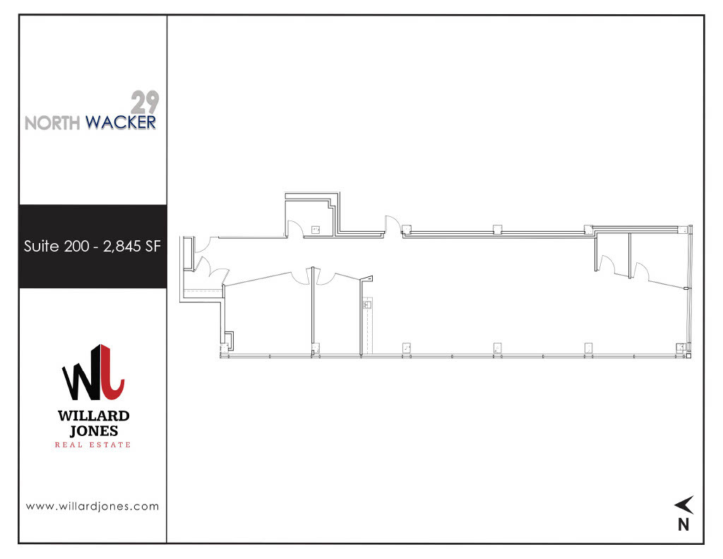 29 N Wacker Dr, Chicago, IL for lease Floor Plan- Image 1 of 8