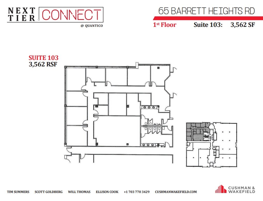 65 Barrett Heights Rd, Stafford, VA for lease Floor Plan- Image 1 of 2