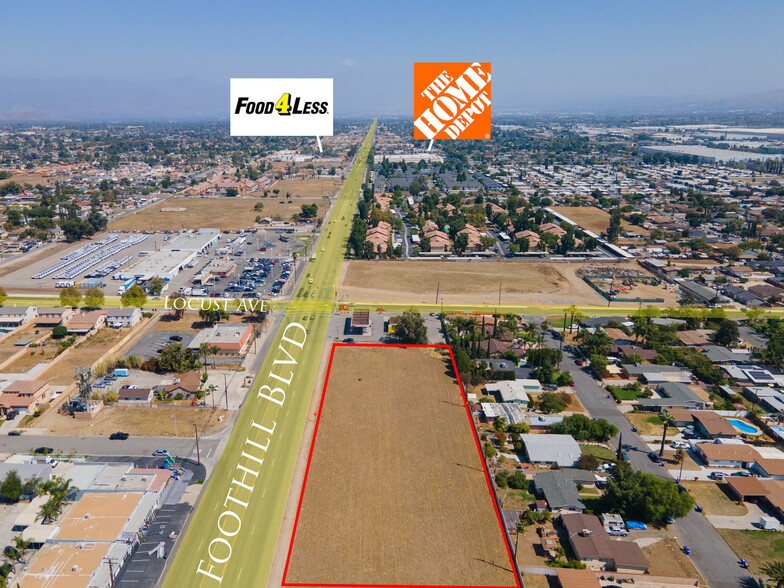 18045 Foothill Blvd, Fontana, CA for sale - Aerial - Image 3 of 5