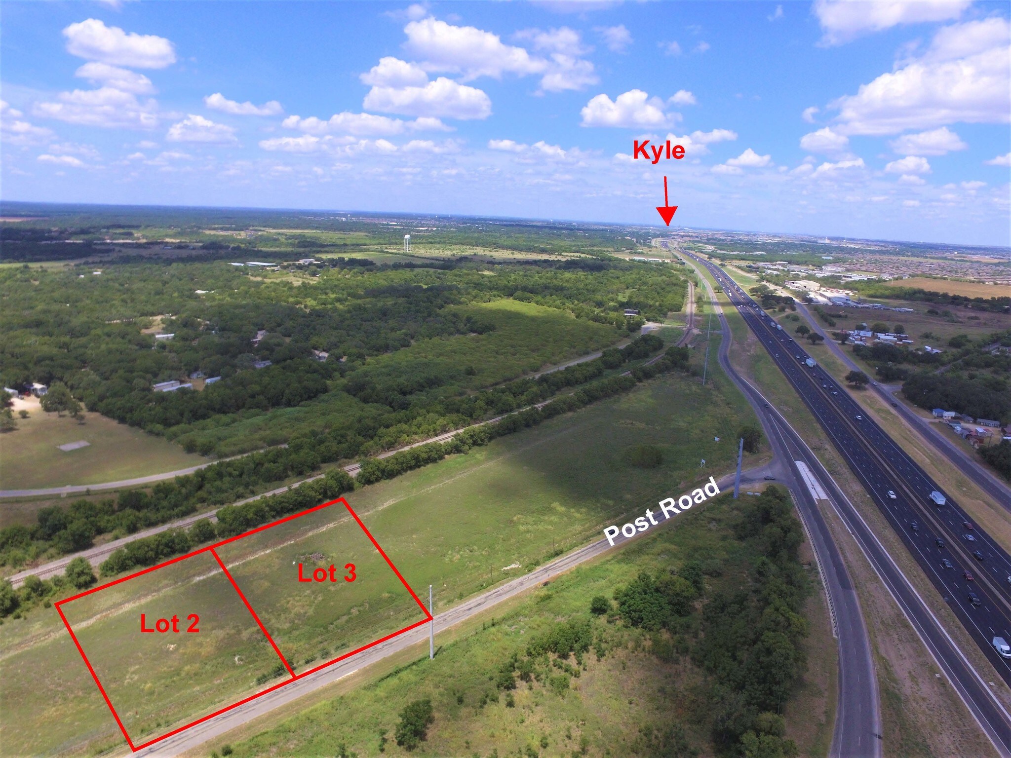 6051 Post Rd W, Kyle, TX for sale Aerial- Image 1 of 1