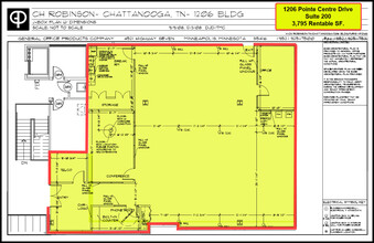 1206 Pointe Centre Dr, Chattanooga, TN for lease Floor Plan- Image 1 of 1