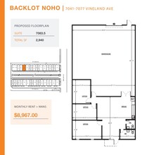 7041-7057 1/2 Vineland Ave, North Hollywood, CA for lease Floor Plan- Image 1 of 1