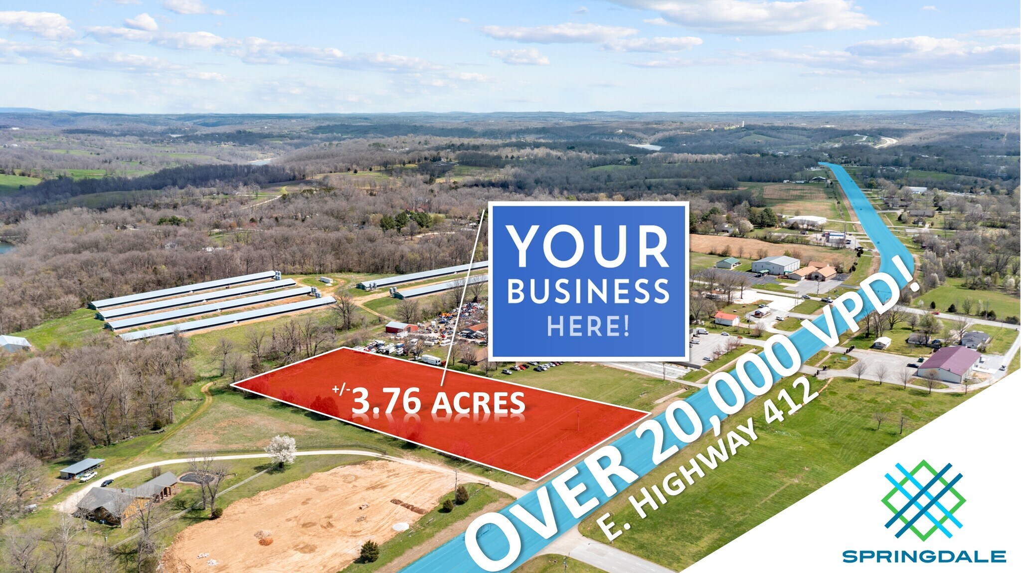 TBD Highway 412, Springdale, AR for sale Primary Photo- Image 1 of 1