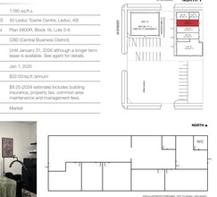 Leduc Towne Centre, Leduc, AB for lease Floor Plan- Image 1 of 1