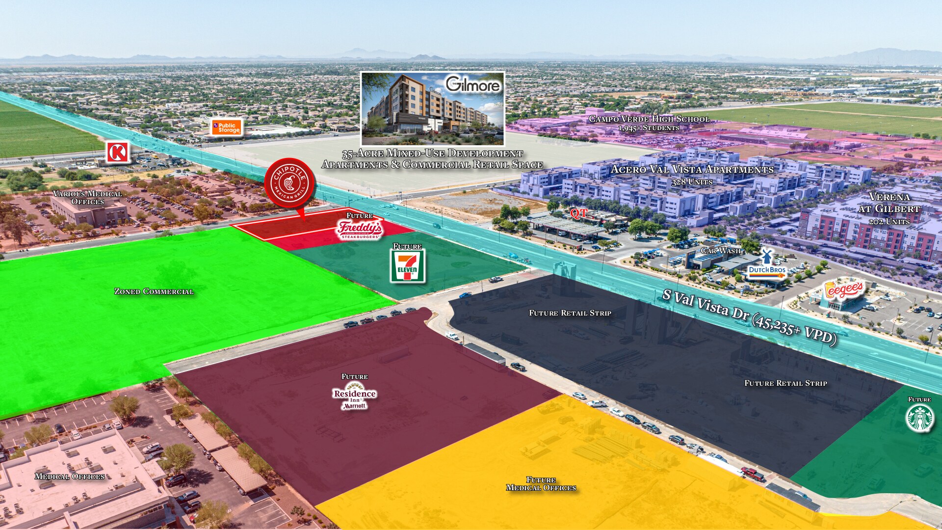 3765 Val Vista, Gilbert, AZ 85297 CHIPOTLE w/ DRTHRU PREMIER HARD