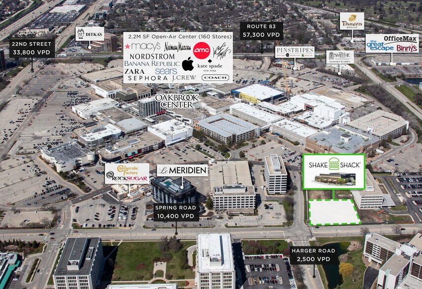 1950 Spring Rd, Oak Brook, IL for sale - Aerial - Image 1 of 1