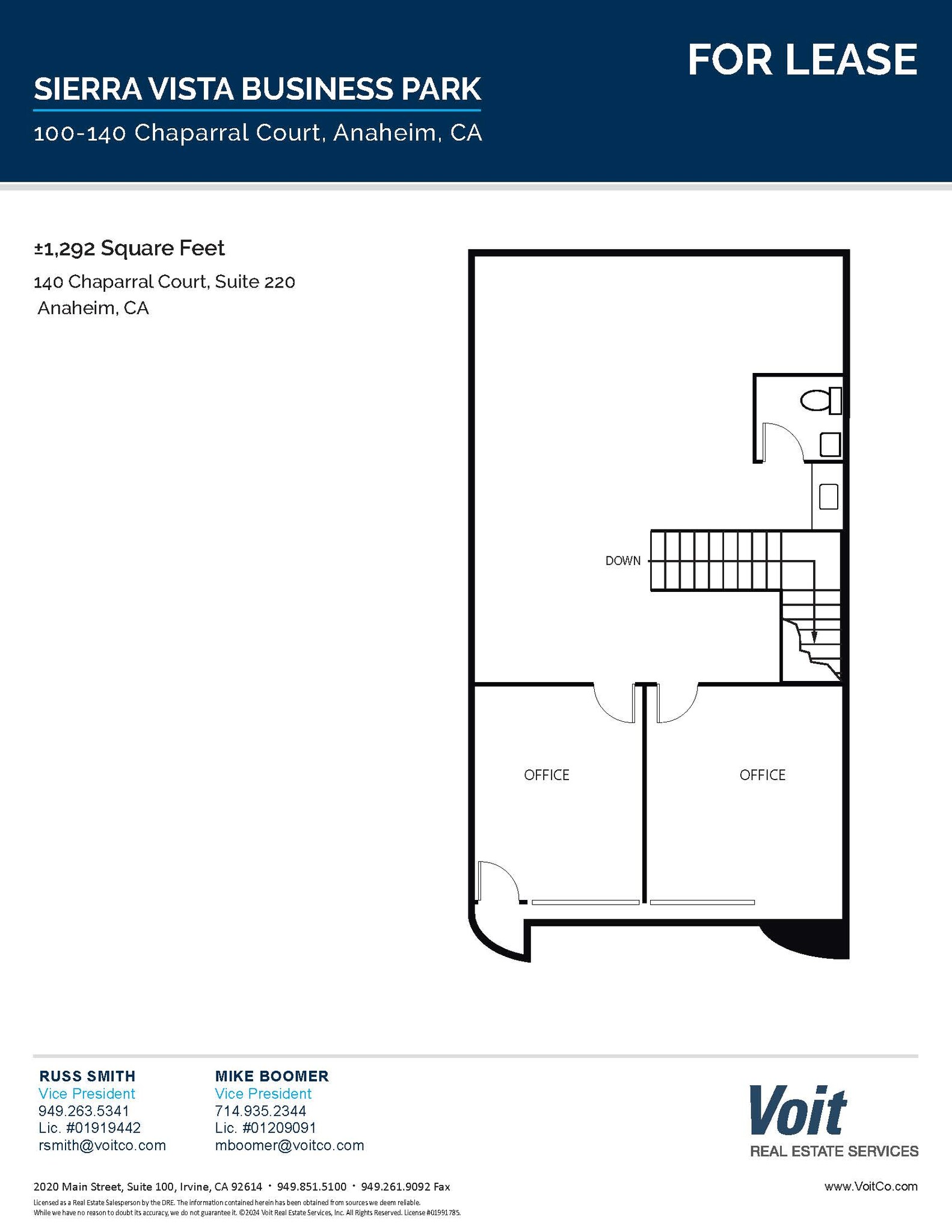 130 Chaparral Ct, Anaheim, CA for lease Floor Plan- Image 1 of 1