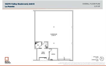 14278 Valley Blvd, City Of Industry, CA for lease Floor Plan- Image 1 of 1