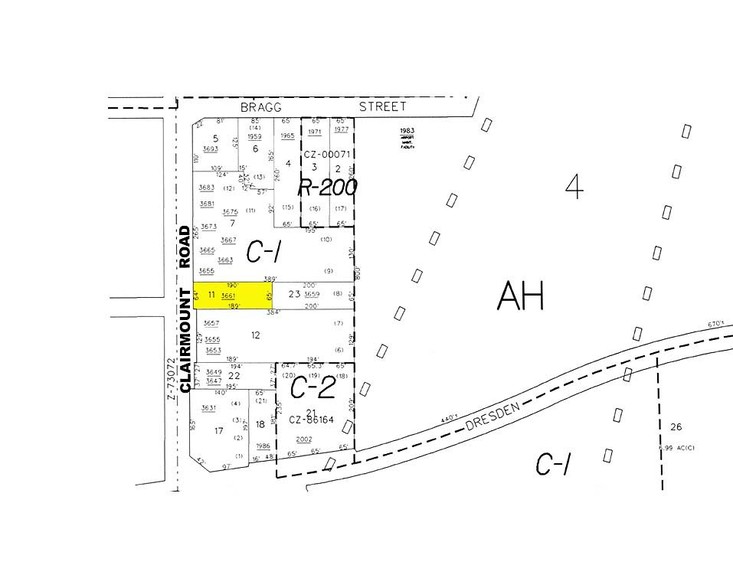 3661 Clairmont Rd, Atlanta, GA for sale - Plat Map - Image 2 of 10