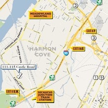 111-115 Castle Rd, Secaucus, NJ - AERIAL map view - Image1