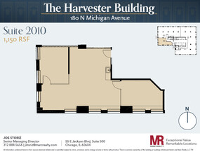 180 N Michigan Ave, Chicago, IL for lease Floor Plan- Image 1 of 5