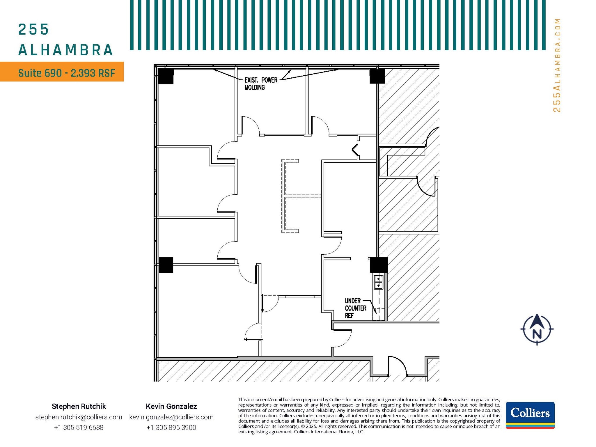 255 Alhambra Cir, Coral Gables, FL for lease Floor Plan- Image 1 of 1