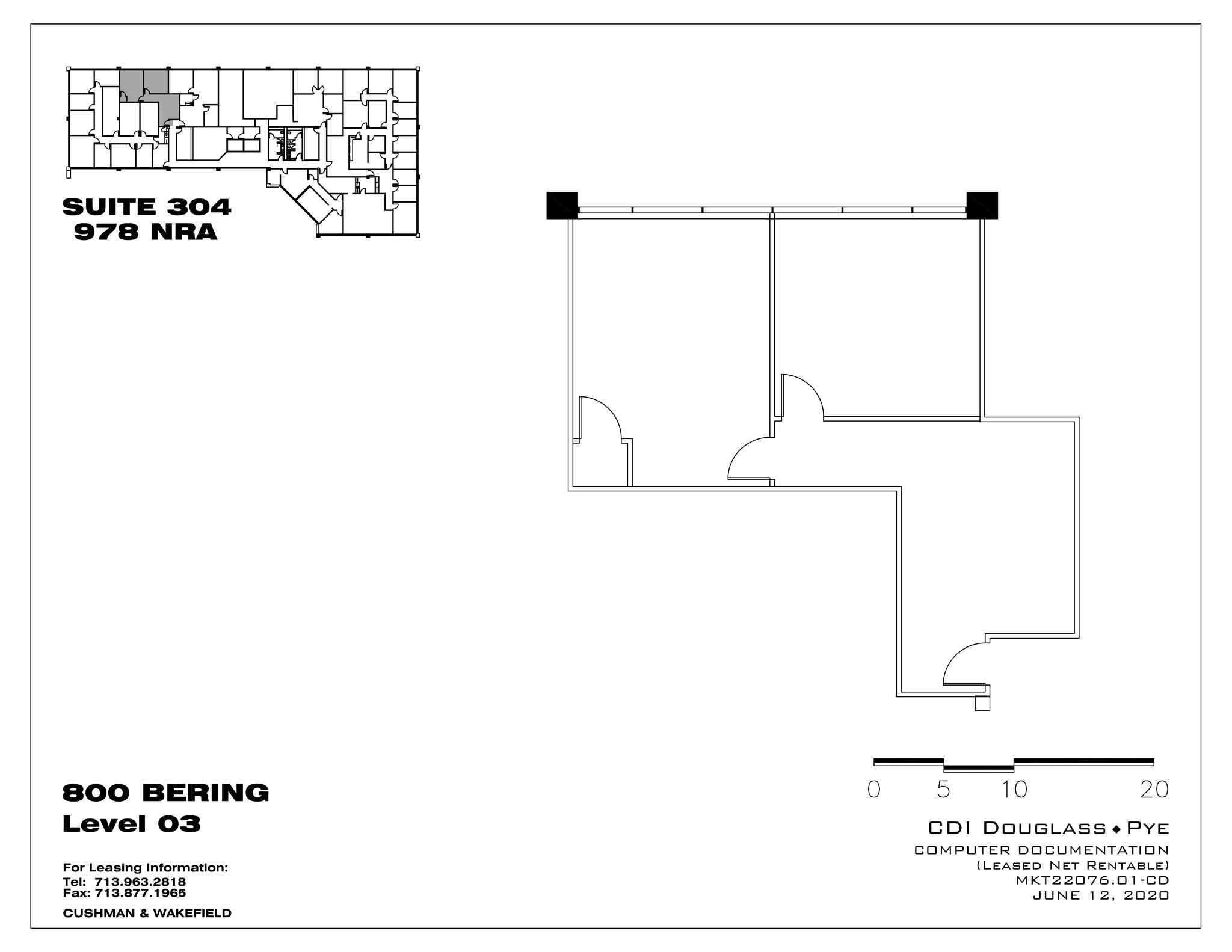 800 Bering Dr, Houston, TX for lease Site Plan- Image 1 of 1