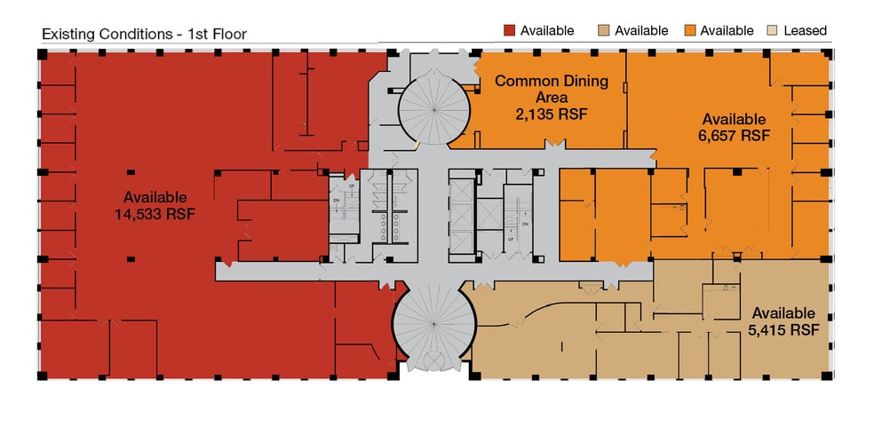 1333 Burr Ridge Pky, Burr Ridge, IL for lease - Floor Plan - Image 2 of 7