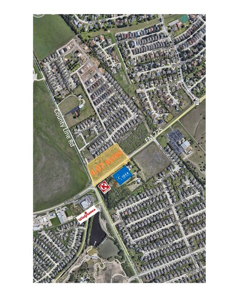 FM 725 & County Line Rd, New Braunfels, TX for sale - Building Photo - Image 1 of 1