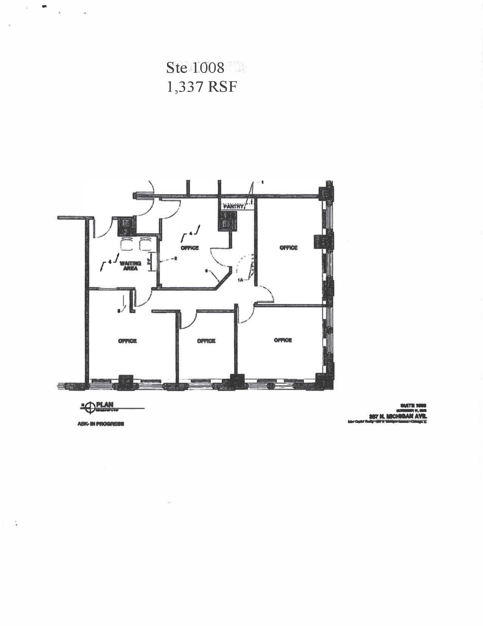 307 N Michigan Ave, Chicago, IL for lease Site Plan- Image 1 of 1