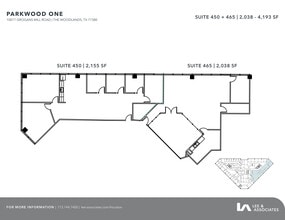 10077 Grogans Mill Rd, The Woodlands, TX for lease Floor Plan- Image 2 of 2