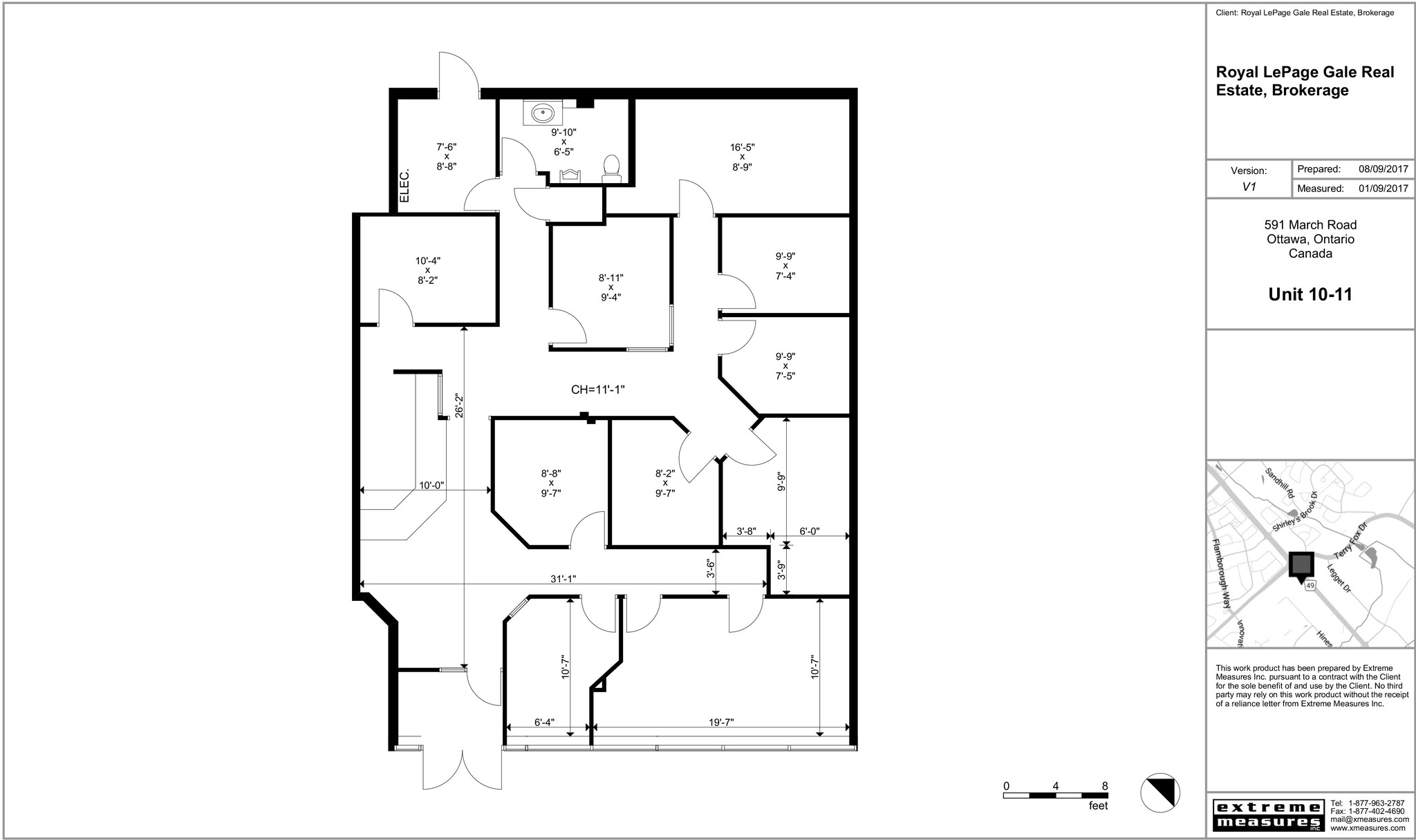 591 March Rd, Ottawa, ON for lease Floor Plan- Image 1 of 7