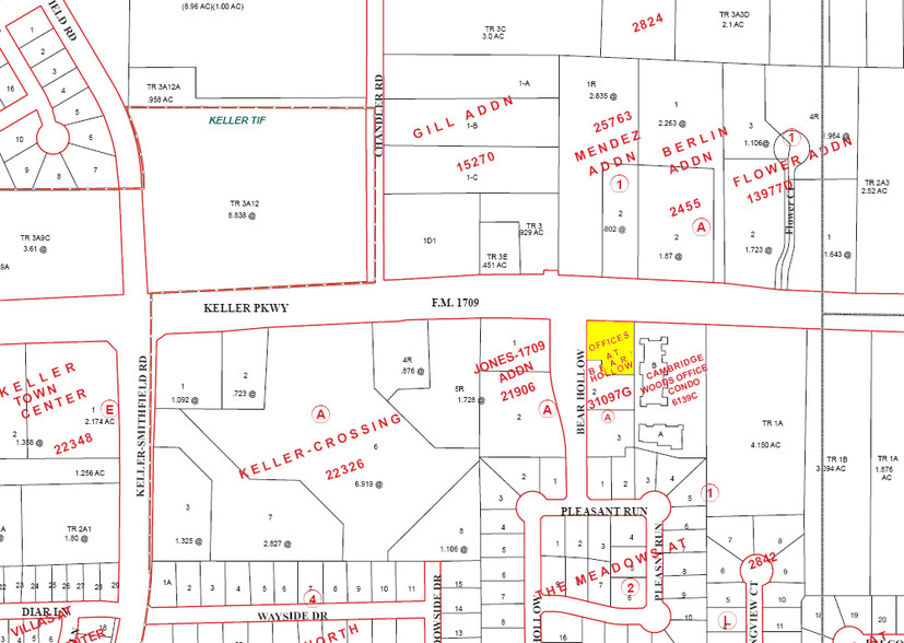 1668 Keller Pky, Keller, TX for lease - Plat Map - Image 2 of 18